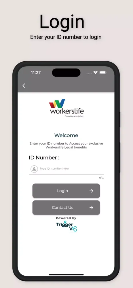 Workerslife Legal App Screenshots