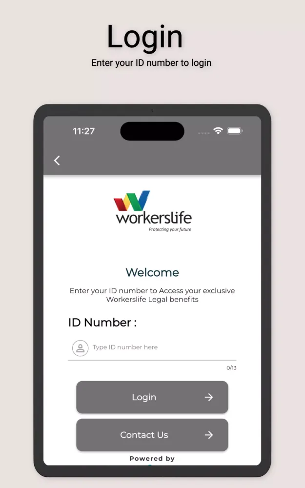 Workerslife Legal App Screenshots