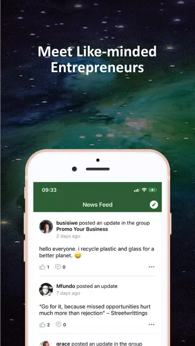 Ubuntu Entrepreneurship App স্ক্রিনশট