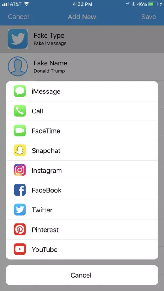 Prank Texts and Notifications سکرین شاٹس