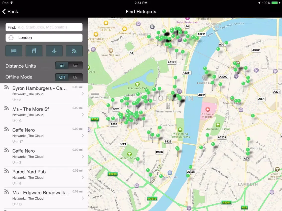 Ảnh chụp màn hình của MTN WiFiSpot iPad 