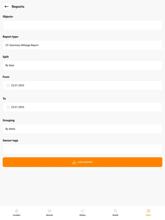 Orion Tracking iPad 应用截图