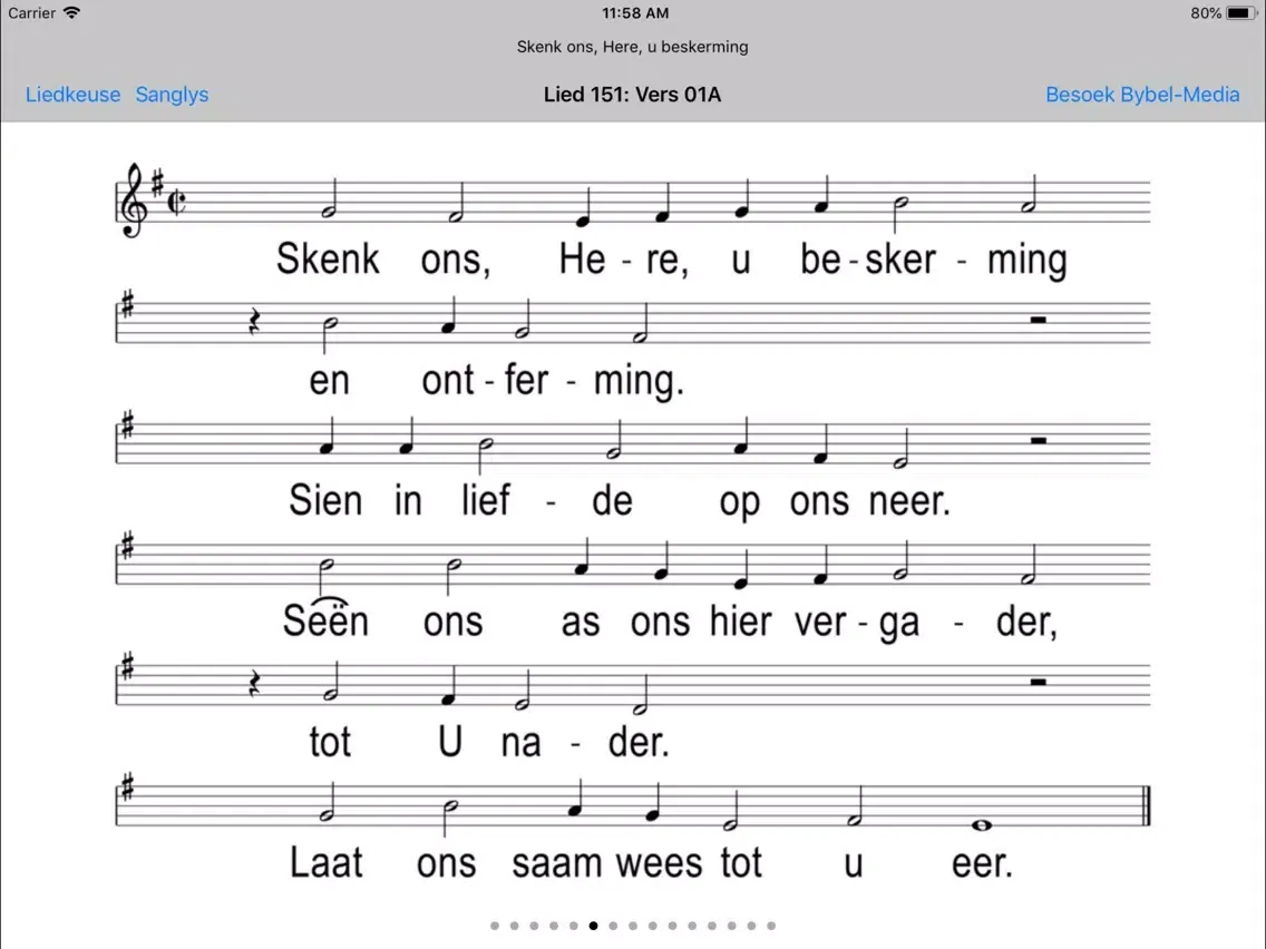 Captures d'écran de Liedboek (Gereformeerd) iPad 