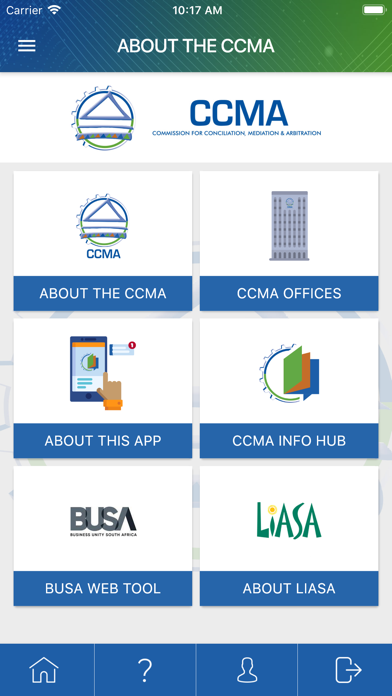 CCMA InfoHub 스크린샷