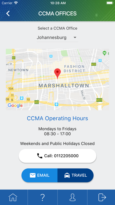 CCMA InfoHub 스크린샷