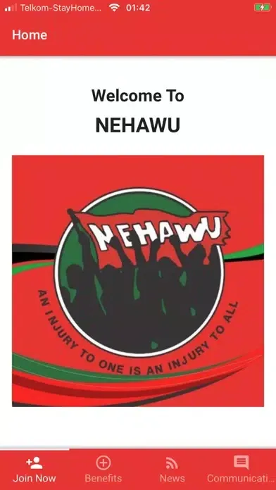 Nehawu スクリーンショット