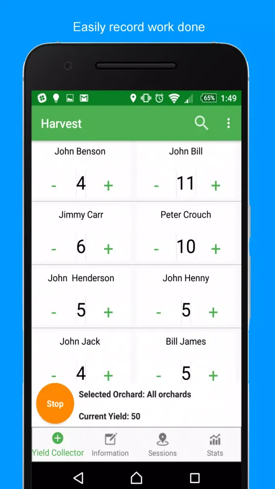 Harvest应用截图