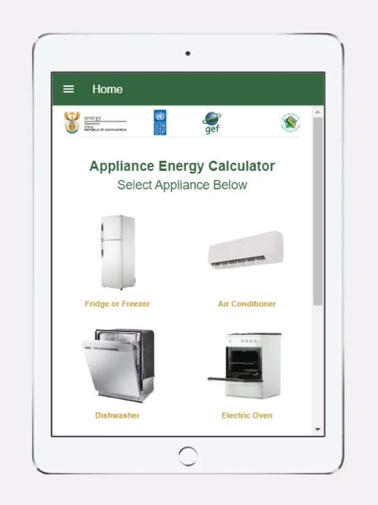Capturas de pantalla de Appliance Energy Calculator iPad 