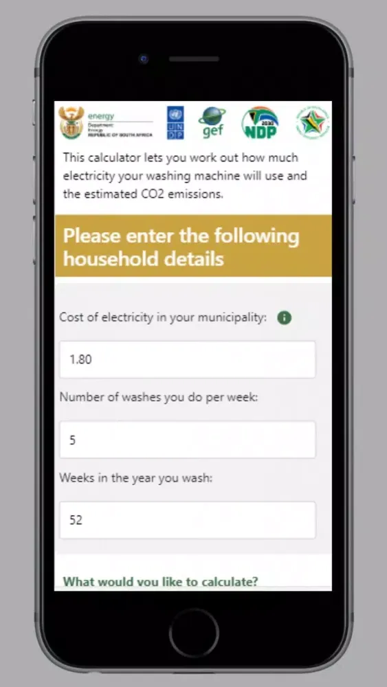 Capturas de pantalla de Appliance Energy Calculator
