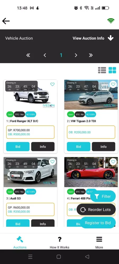 Iveson Auctions スクリーンショット