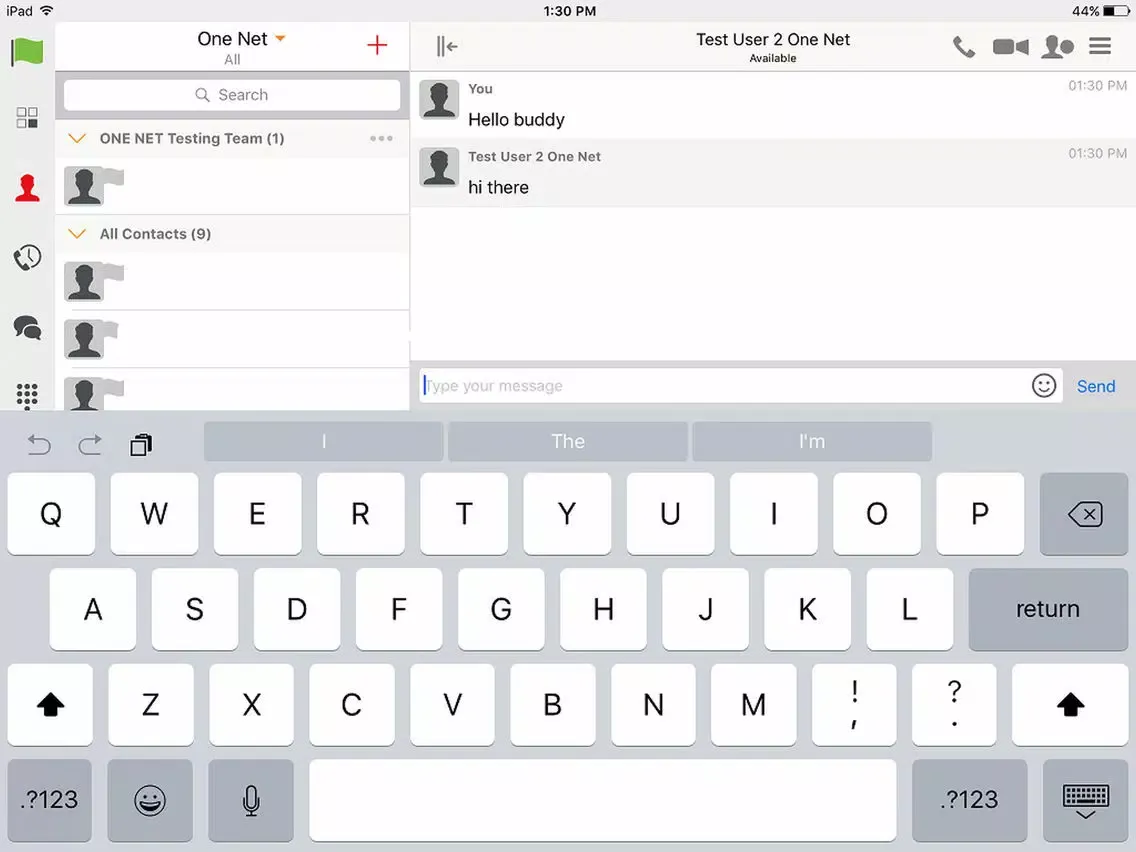 Captures d'écran de Vodacom One Net Business "for iPad" iPad 