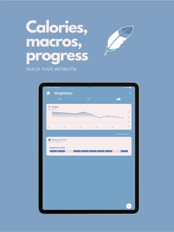Captures d'écran de Weightless: Calorie Tracker iPad 