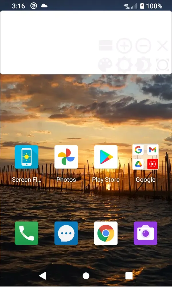Captures d'écran de Screen Flashlight