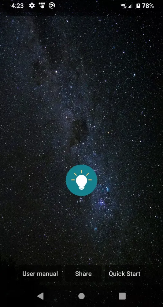 Captures d'écran de Screen Flashlight