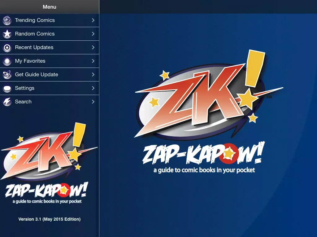 Tangkapan layar Zap-Kapow! The Comic Book Price Guide iPad 