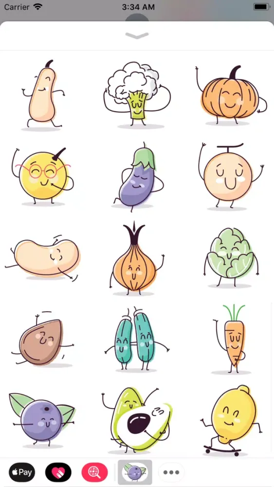 Veggiemoji Moody Fregetables スクリーンショット
