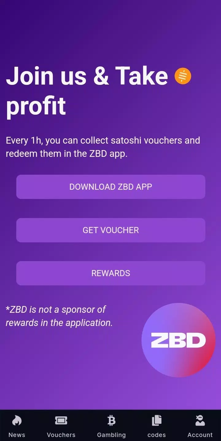 Satoshi Vouchers Screenshots
