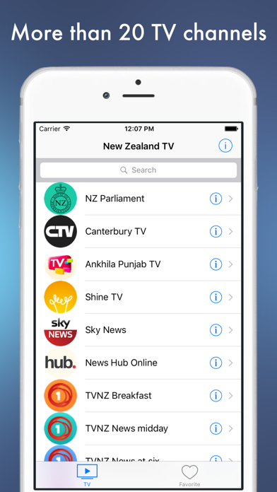 NZ TV - New Zealand television online應用截圖