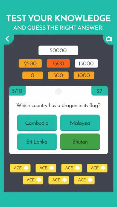 The Ace Quiz سکرین شاٹس