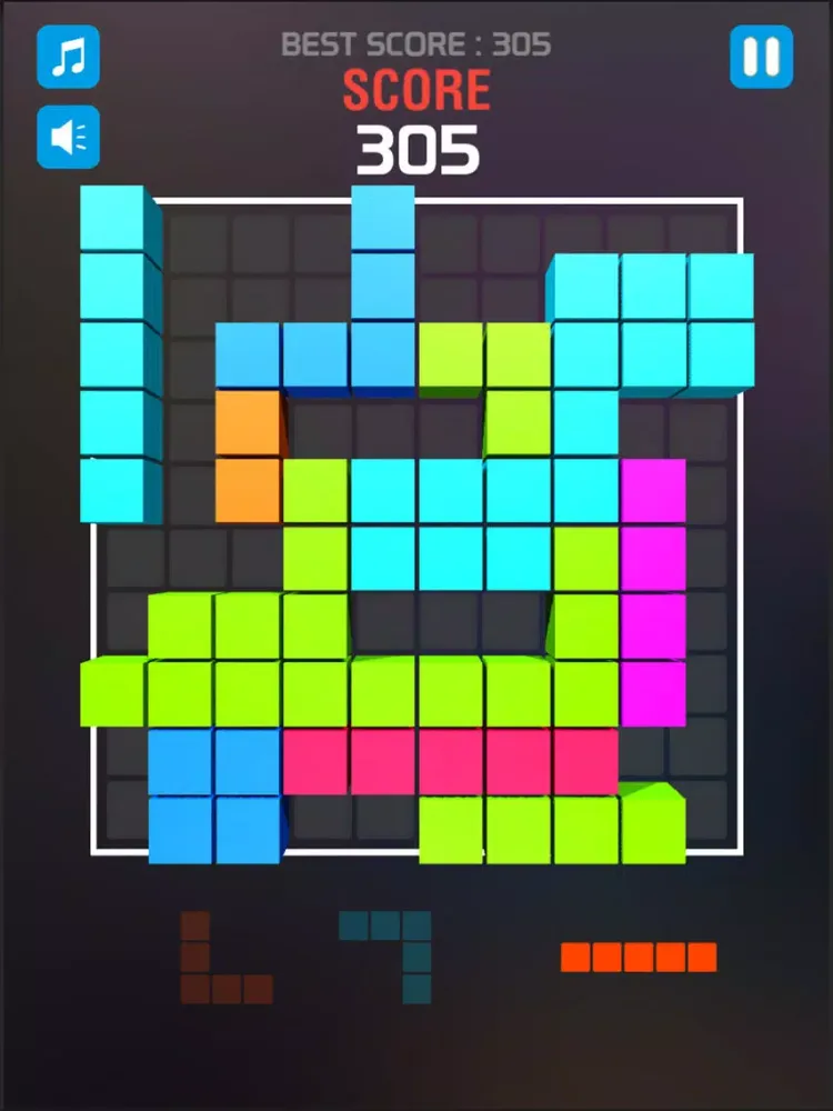 Block Puzzle Mania 3D iPad  스크린샷