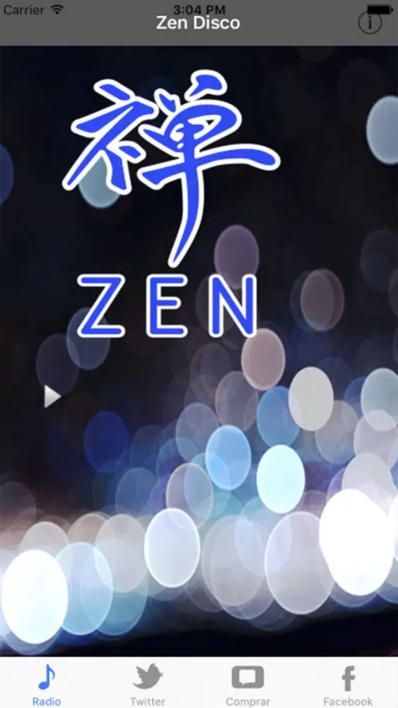 Tangkapan skrin Zen Disco