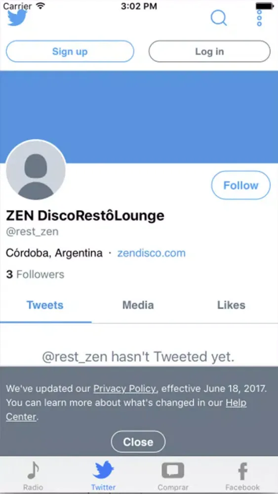 Tangkapan skrin Zen Disco