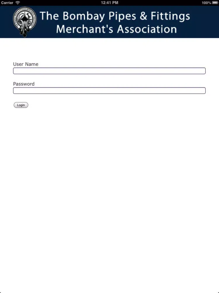 BOMBAY PIPES & FITTINGS MERCHANT'S ASSOCIATION iPad 應用截圖