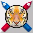 Zendoz ArtBookz - 03 - Polygon Animals - Coloring Book Zendoz ArtBookz - 03 - Polygon Animals - Coloring Book