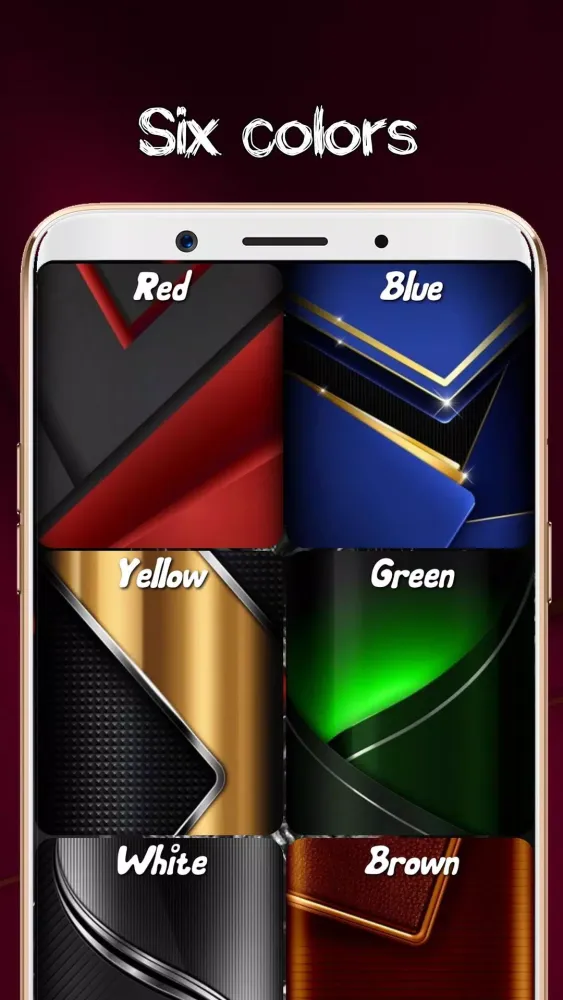 Screenshot di Material Wallpapers. PhoneWall