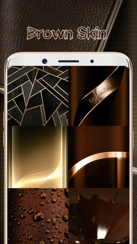 Screenshot di Material Wallpapers. PhoneWall
