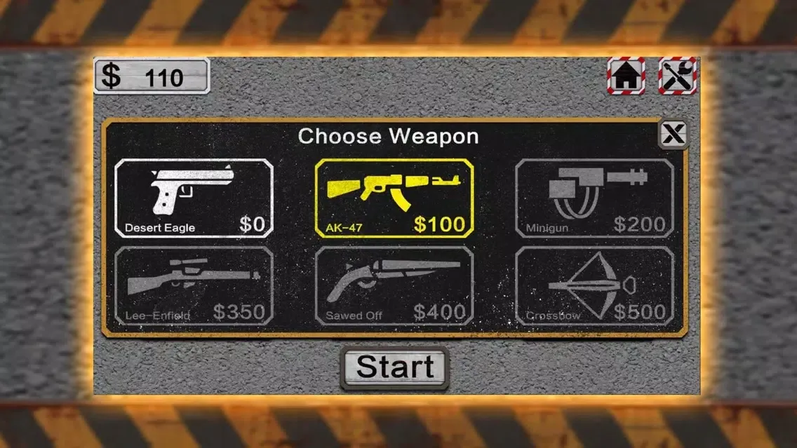Capturas de tela do Single shooting game