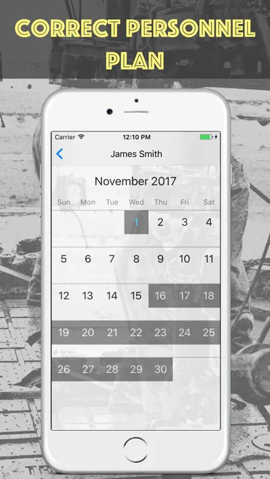 تصاویر Shift Calendar for Oilfield
