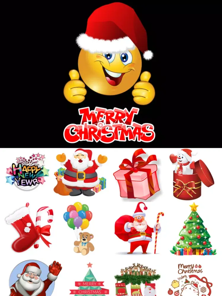 Ảnh chụp màn hình của Stick Texting - Merry Christmas Series iPad 