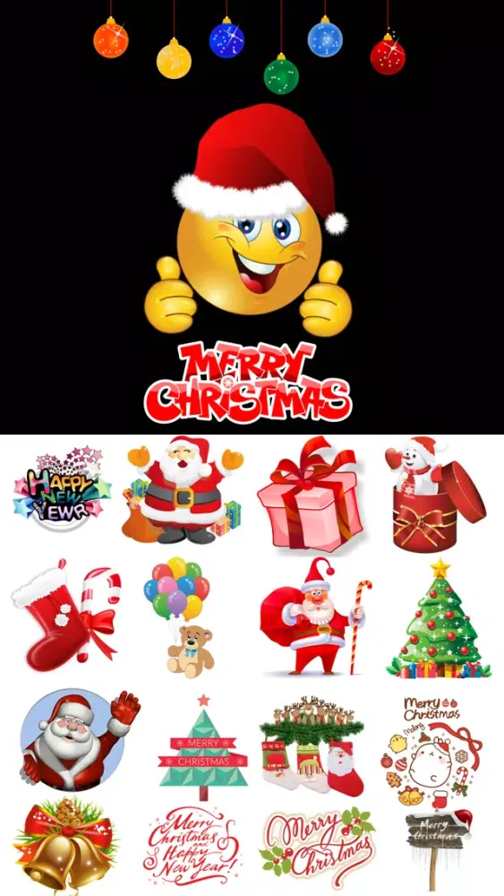 Ảnh chụp màn hình của Stick Texting - Merry Christmas Series