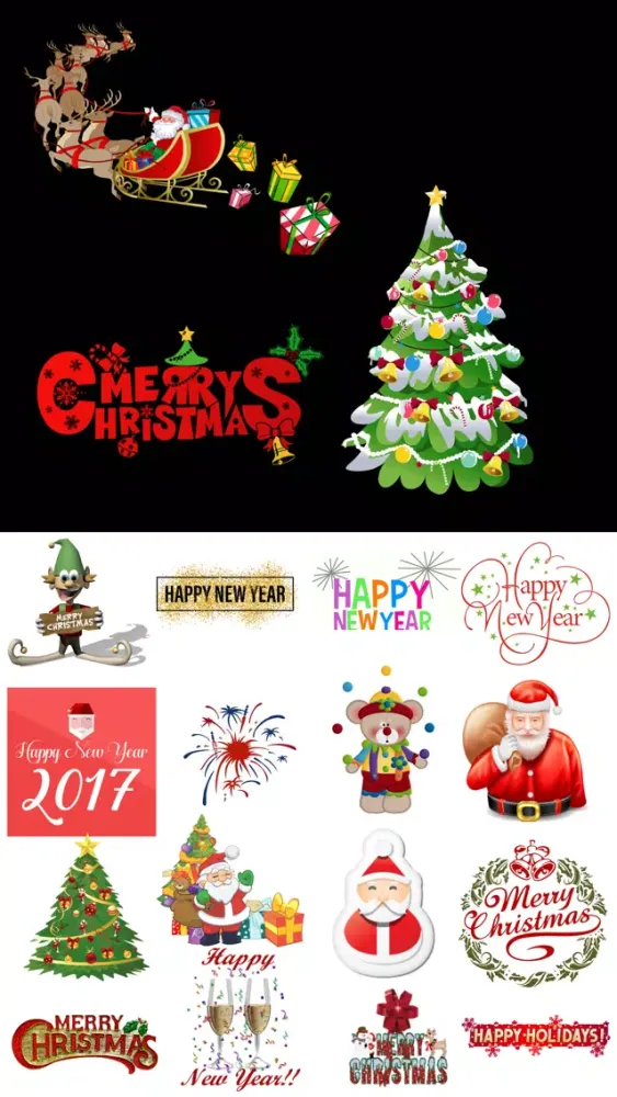 Ảnh chụp màn hình của Stick Texting - Merry Christmas Series