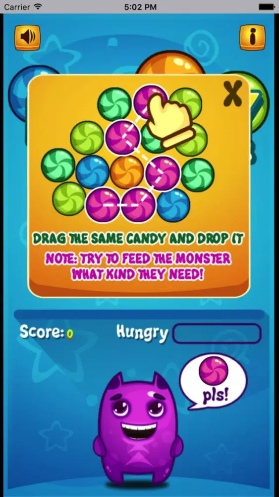 喂饱小怪物-最新消除小游戏 Screenshots