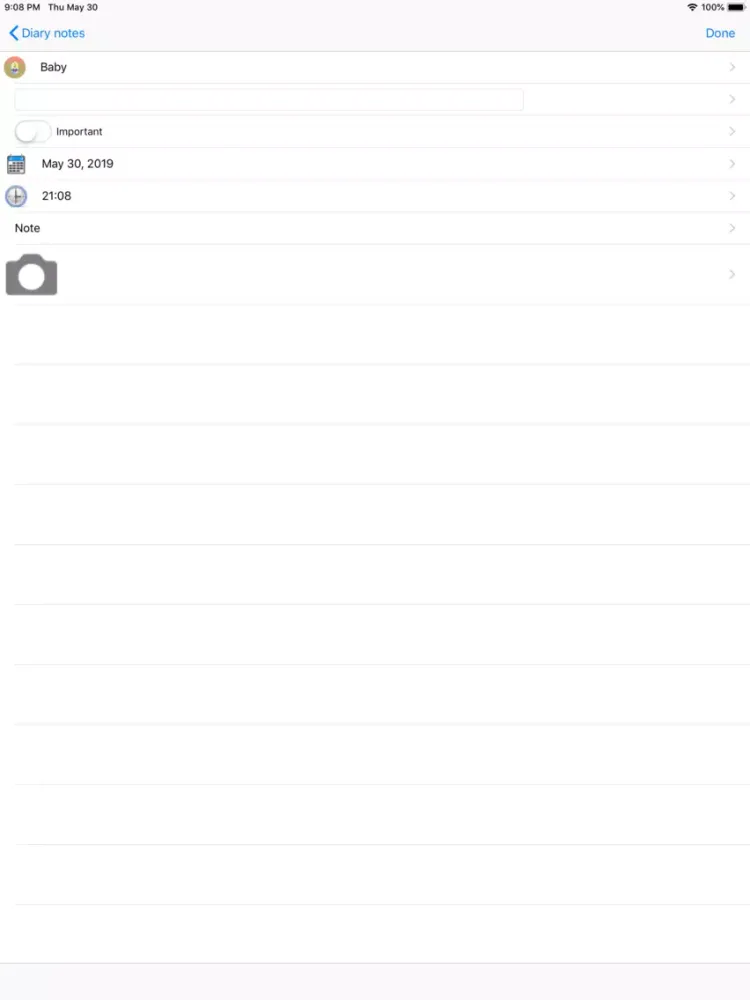 Baby care ZH iPad  سکرین شاٹس