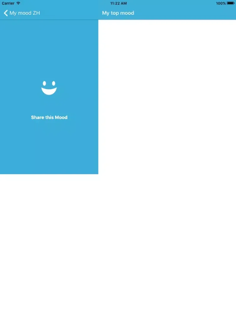 Capturas de pantalla de My mood ZH iPad 