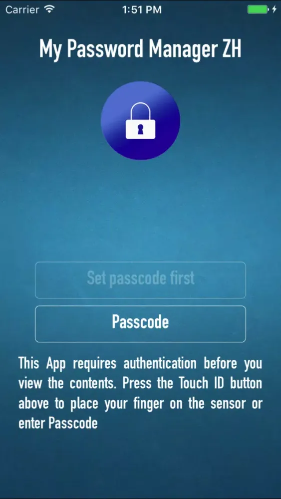Capturas de pantalla de My Password Manager ZH