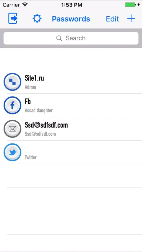 Capturas de pantalla de My Password Manager ZH