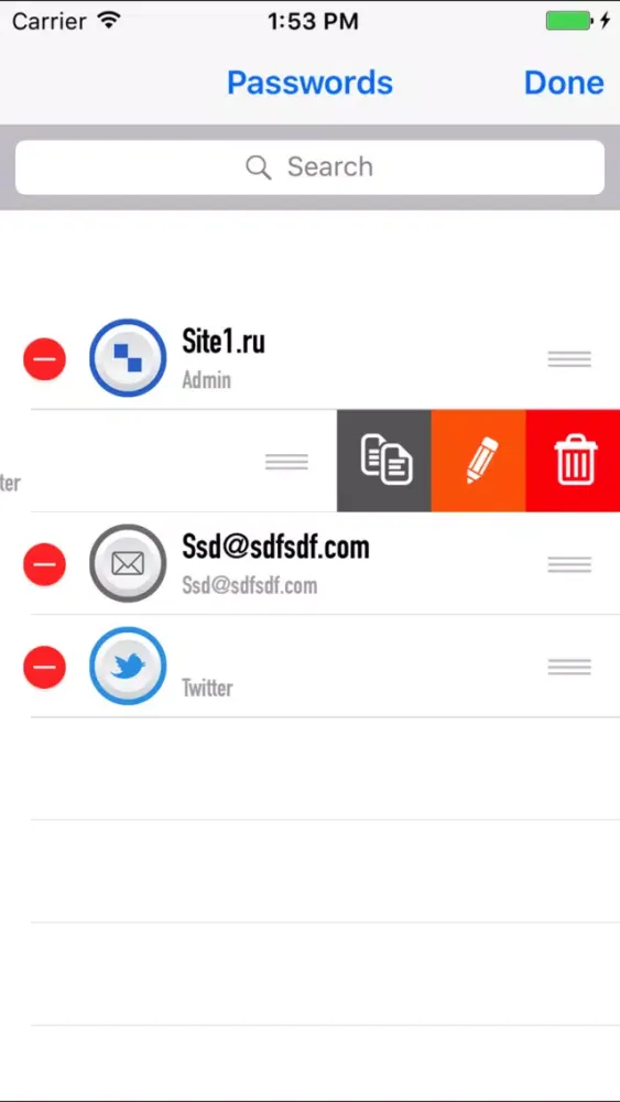 Capturas de pantalla de My Password Manager ZH