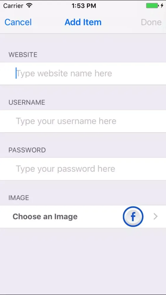 Capturas de pantalla de My Password Manager ZH