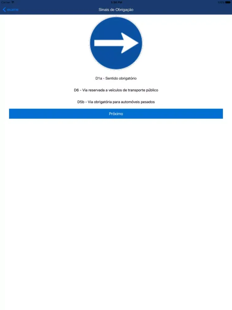 Sinais de estrada Portugal iPad 应用截图