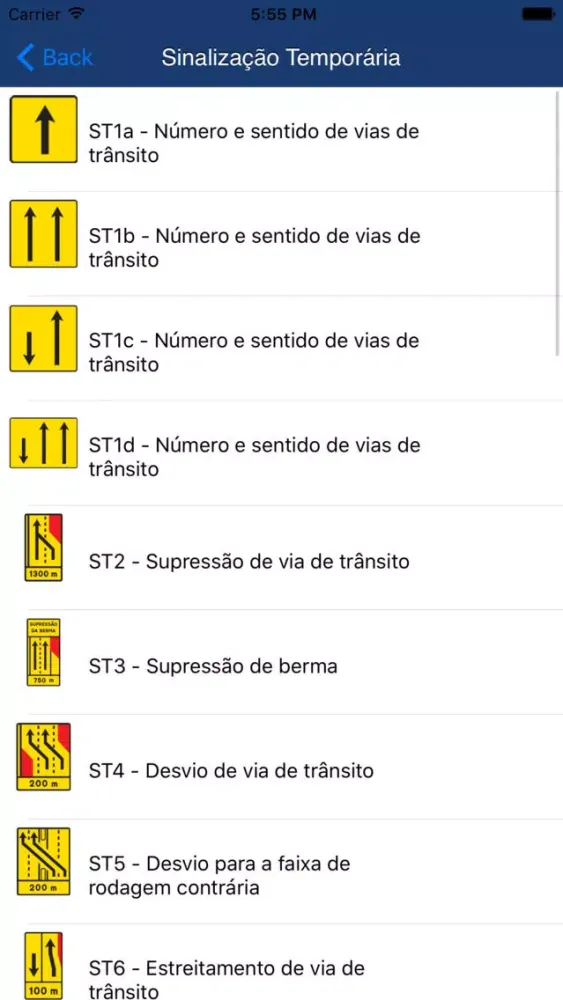 Sinais de estrada Portugal应用截图