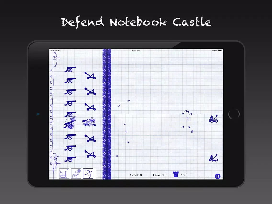 تصاویر Defend Tower Notebook Castle iPad 