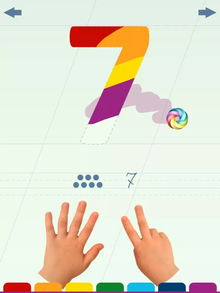 Capturas de tela do Numbers For Kids Full iPad 