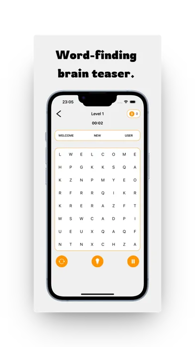 Tangkapan skrin Word-search Challenge