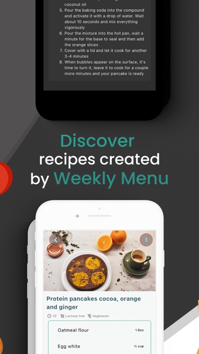 Weekly Menu スクリーンショット