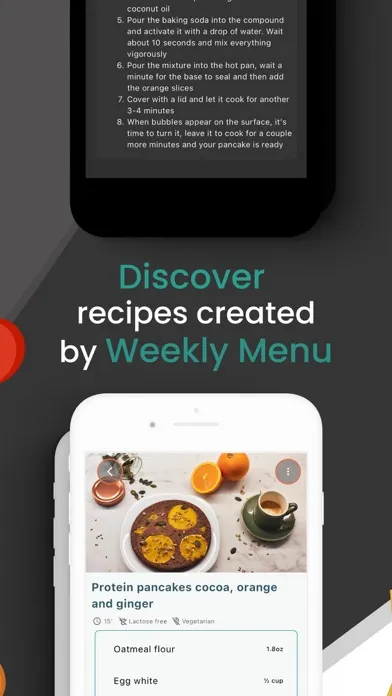 Weekly Menu 스크린샷