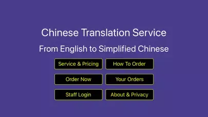 Chinese Translation Service Ekran Görüntüleri